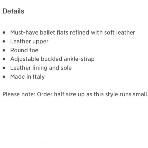 NWT VALENTINO GARAVANI Classic Leather Flats - Picture 5 of 5